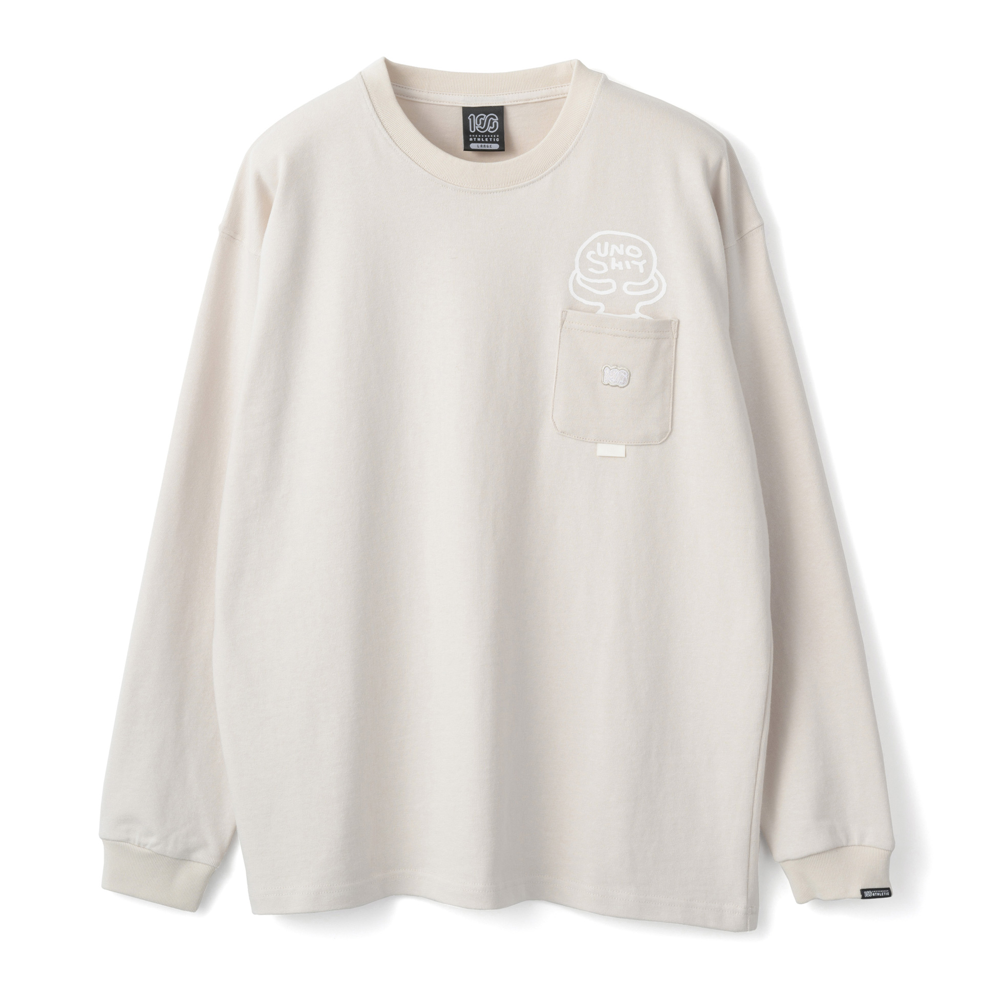 UNO SHIT THICK JERSEY POCKET L/S TEE *Illustration by TOMOO GOKITA